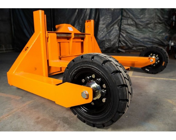 Тележка гидравлическая 1500 кг 800 мм TOR HW для бездорожья (резиновые колеса)