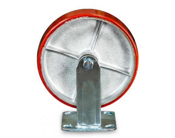 Колесо большегрузное неповоротное FCp 80 200 мм полиуретановое (N)
