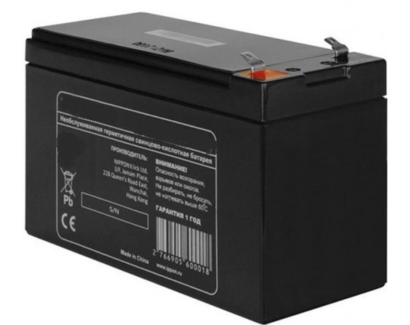 Аккумулятор для тележки WH-25ES 6V/1Ah свинцово-кислотный 
(WET battery)