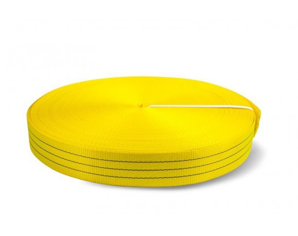 Лента текстильная TOR 6:1 75 мм 11250 кг (желтый)